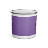Purple Mountain Compass Enamel Mug